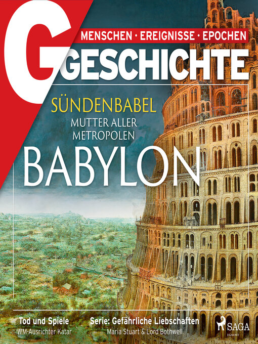 Title details for G/GESCHICHTE--Babylon by G/GESCHICHTE - Available